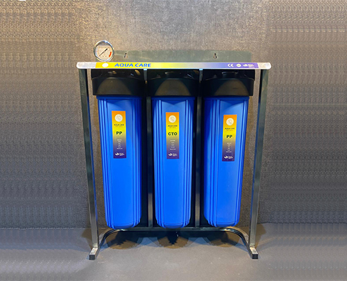 Jumbo 20” Triple Whole House Water Filtration System